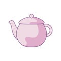 teapot kitchen traditional isolated icon