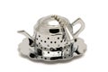 Teapot shaped tea infuser Royalty Free Stock Photo