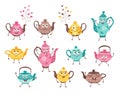 Teapots funny characters