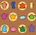 Teapots Royalty Free Stock Photo