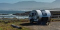 Teardrop Camper at the Coast