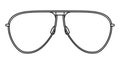 Teardrop Shape Aviator frame glasses fashion accessory illustration. Sunglass front view, Men, women, unisex silhouette