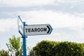 Tearoom this way Royalty Free Stock Photo