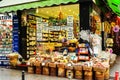 Teas and spices street shop in Istanbul Royalty Free Stock Photo