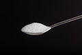 Teaspoon of table salt Royalty Free Stock Photo