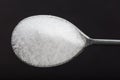 Teaspoon of table salt Royalty Free Stock Photo