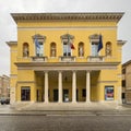 Teatro Communale Alighieri, an opera house located at 2 Via Miriani in Ravenna, Italy. Royalty Free Stock Photo