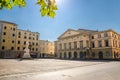 Teatro del Giglio theatre building and monument on Piazza del Giglio square in historical centre of medieval town Lucca