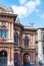 Teatro Massimo Bellini and arch to street, Catania Royalty Free Stock Photo