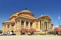 Teatro Massimo famous opera house on the Piazza Verdi in Palermo Sicily, Italy. Royalty Free Stock Photo