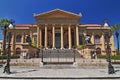Teatro Massimo famous opera house on the Piazza Verdi in Palermo Sicily, Italy Royalty Free Stock Photo