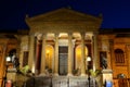 Teatro Massimo by Night Sicily Italy Royalty Free Stock Photo