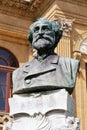 Teatro massimo, palermo, giuseppe verdi Royalty Free Stock Photo