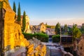 Teatro Romano and castel San Pietro on Adige river in Verona, Veneto region, Italy Royalty Free Stock Photo