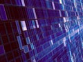 Tech backdrop - diagonal wall - abstract digitally generated ima
