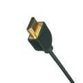 Tech cable with plug isolated on a white