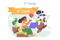 Tech camp for children. Computer science, AI, VR technologies