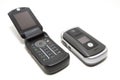 -tech clamshell mobile phones