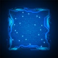 Tech digital networking concept design background