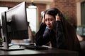Tech engineer was feeling the effects of exhaustion