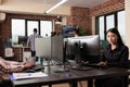 Tech enginners programming server code algorithm Royalty Free Stock Photo