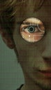 Tech Eye Scan background Royalty Free Stock Photo