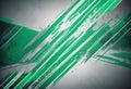 Tech green stripes on abstract grey grunge corporate header banner Royalty Free Stock Photo