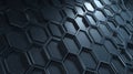 Tech Hexagon Pattern with Intersecting Lines and Shapes Royalty Free Stock Photo