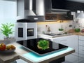 Tech-Infused Kitchen: Embrace the Future of Culinary Innovation Royalty Free Stock Photo