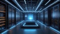 Tech Reverie: QuantumQuotient\'s 3D Alchemy of Data\'s Future. AI generate