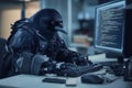 Tech-Savvy Crow Coding Wizard