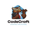 Tech-Savvy Programmer Owl