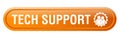 Tech support icon web button Royalty Free Stock Photo