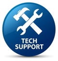 Tech support (tools icon) blue round button
