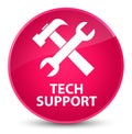 Tech support (tools icon) elegant pink round button