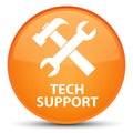 Tech support (tools icon) special orange round button