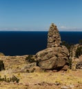 Techile island, Peru Royalty Free Stock Photo