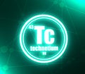 Technetium chemical element.