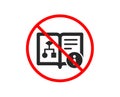 Technical algorithm icon. Project documentation sign. Vector