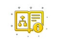 Technical algorithm icon. Project documentation sign. Vector