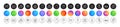 Technical algorithm, Tutorials and Car line icons. For web app, printing. Round icon buttons. Vector