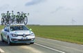 Technical Car of Orica GreenEDGE Team - Paris-Nice 2016 Royalty Free Stock Photo