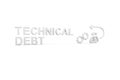 TECHNICAL DEBT concept white background 3d