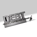 Technical Debt: A weight against progress Royalty Free Stock Photo