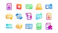 Technical documentation icons. Instruction, Plan and Manual. Classic icon set. Vector Royalty Free Stock Photo