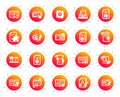Technical Documentation icons. Set of Instruction, Plan and Manual. Vector Royalty Free Stock Photo