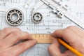 technical drawing Royalty Free Stock Photo