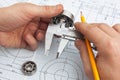 technical drawing Royalty Free Stock Photo