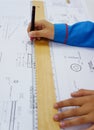 Technical drawing work