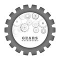 technical gear wheel in motion background design Royalty Free Stock Photo